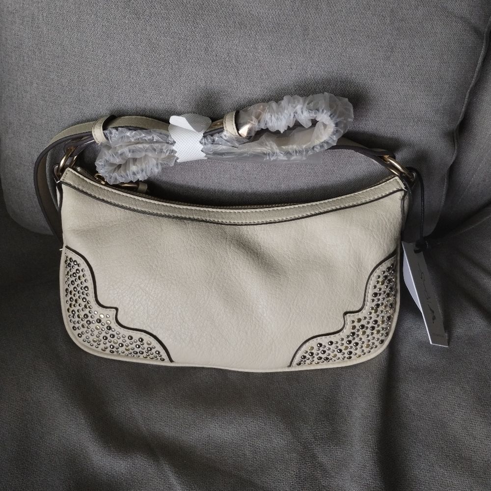 Jessica Simpson Cream Shoulder Bag
